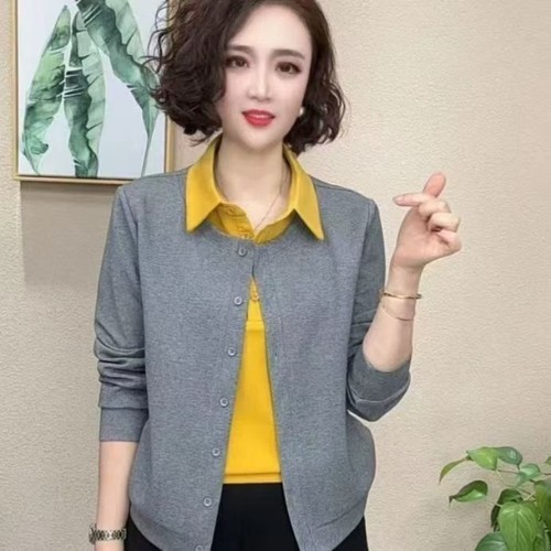 新款气质衬衫百搭时尚长袖