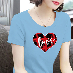 T恤衫 2025夏季 减龄休闲百搭上衣宽松遮肉中年妈妈装 t恤女短袖 新款