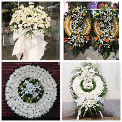 上海洋泾上钢新村南码头路花圈白