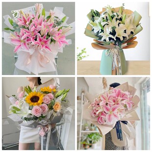 通辽奈曼旗库伦旗扎鲁特旗同城鲜花店情人玫瑰百合送朋友长辈老婆