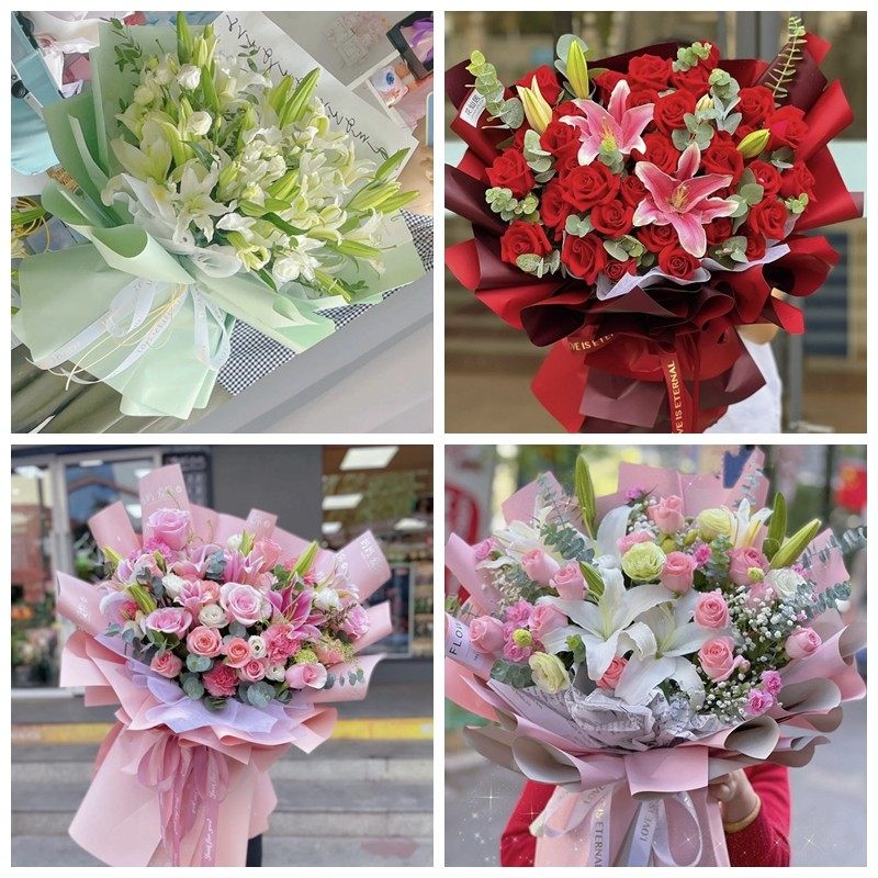 上海黄浦区南京的东路外滩同城鲜花店生日玫瑰百合送朋友长辈老婆