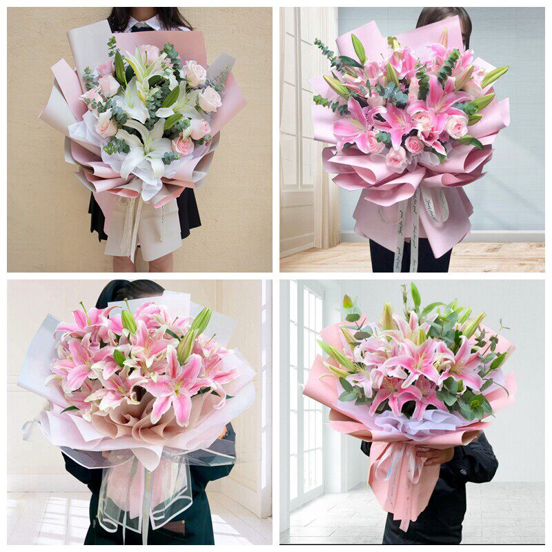 南京市玄武区秦淮区建邺区同城鲜花店生日玫瑰百合送朋友长辈老婆