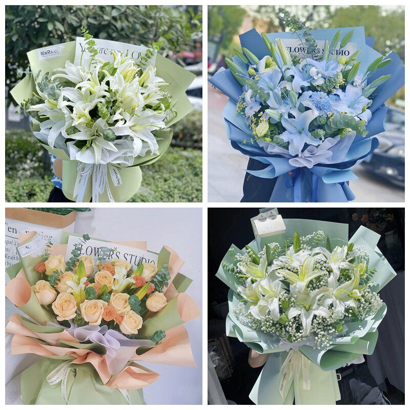 长春高新区双阳区公主岭市同城鲜花店生日玫瑰百合送朋友长辈老婆