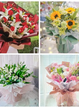 承德市双桥区双滦区兴隆县同城鲜花店圣诞节玫瑰百合送朋友长辈老