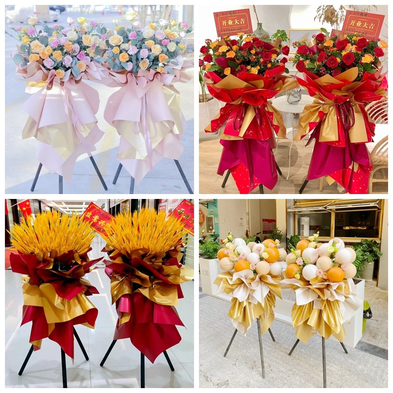 新店开张大麦开业花篮鲜花速递同城配送上海市普陀区长征镇桃浦镇