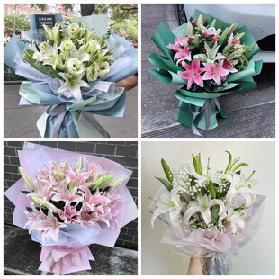 大兴安岭市加格达奇区同城鲜花店情人玫瑰百合送朋友长辈老婆爱人