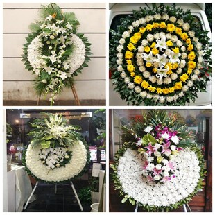 上饶市万年县婺源县德兴市花圈白事丧事花篮葬礼殡葬鲜花同城店送