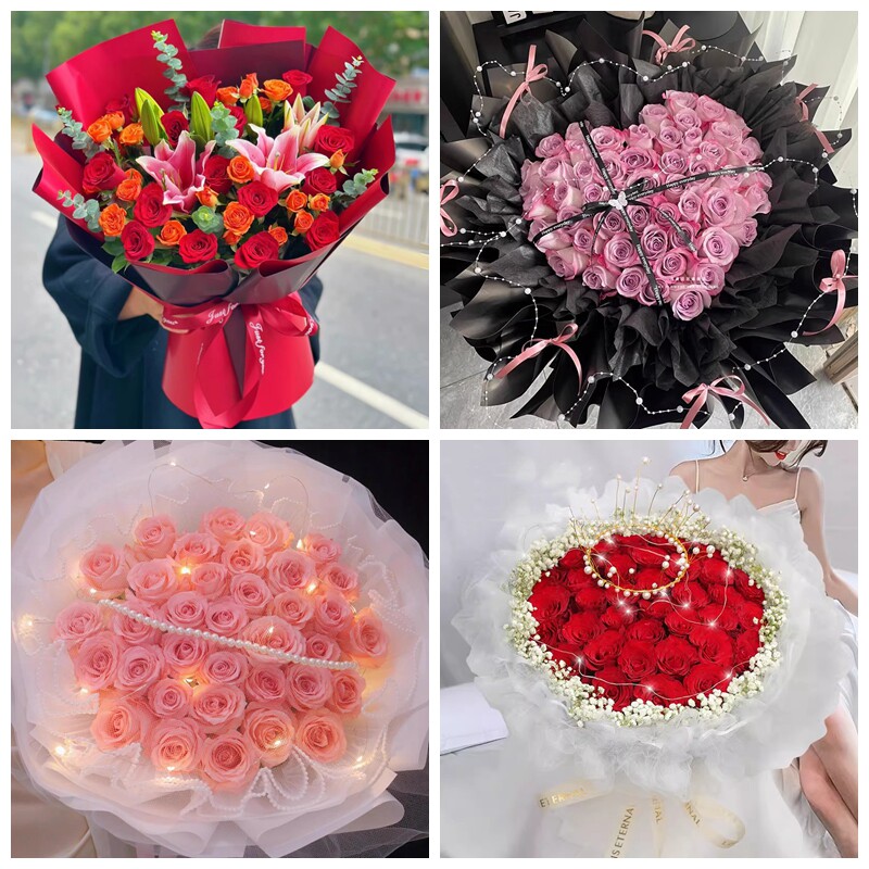 阳泉城区矿区郊区平定盂县鲜花同城送粉紫红玫瑰教师节女朋友老婆