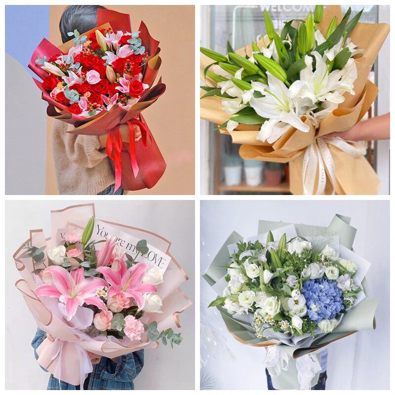 郑州市中原区管城区上街区同城鲜花店生日玫瑰百合送朋友长辈老婆
