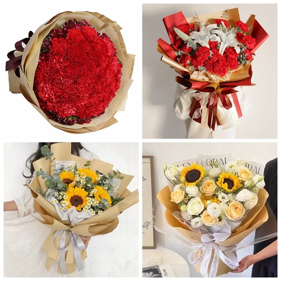 鹰潭市月湖区贵溪市余江区同城鲜花店教师节老师康乃馨向日葵百合