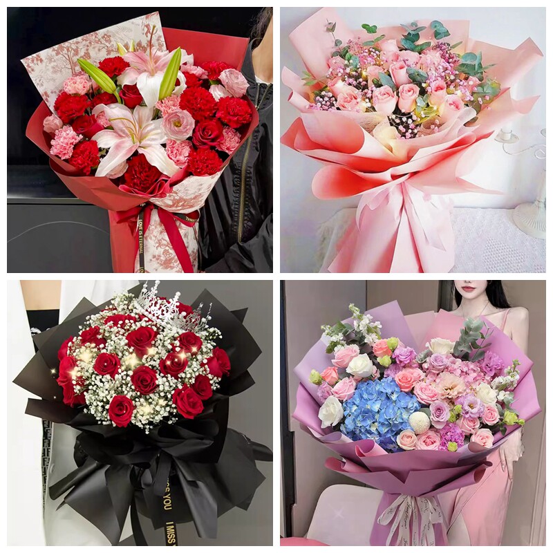 常州市溧阳市金坛区新北区鲜花同城送粉紫红玫瑰护士节女朋友老婆