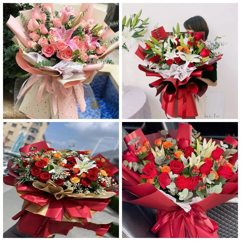 岳阳市岳阳楼君山区云溪区同城鲜花店生日玫瑰百合送朋友长辈老婆