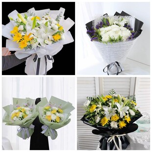 郴州宜章汝城安仁县桂阳县菊花鲜花同城配送清明上坟扫墓祭奠悼念