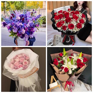 宜昌市伍家岗远安县兴山县鲜花同城送粉紫红玫瑰护士节女朋友老婆