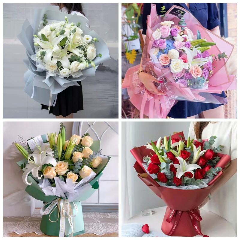 郑州市中牟区荥阳区惠济区同城鲜花店生日玫瑰百合送朋友长辈老婆