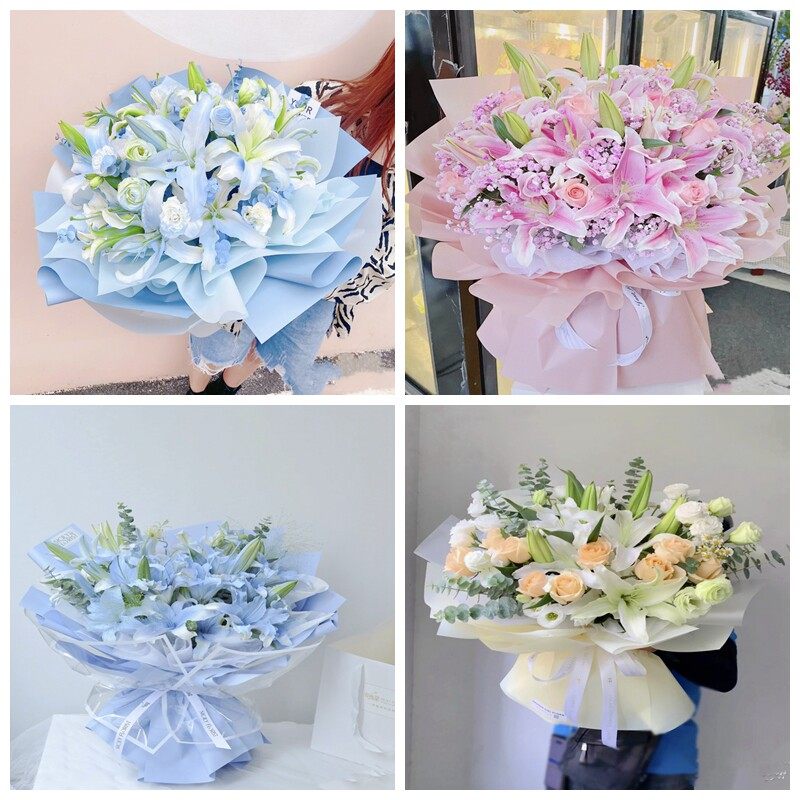 北京石景山区广宁五里坨鲁谷同城鲜花店生日玫瑰百合朋友长辈老婆