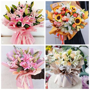 保定市容城县涞源县望都县同城鲜花店情人玫瑰百合送朋友长辈老婆