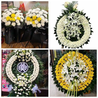 青岛市南区市北李沧城阳区花圈白