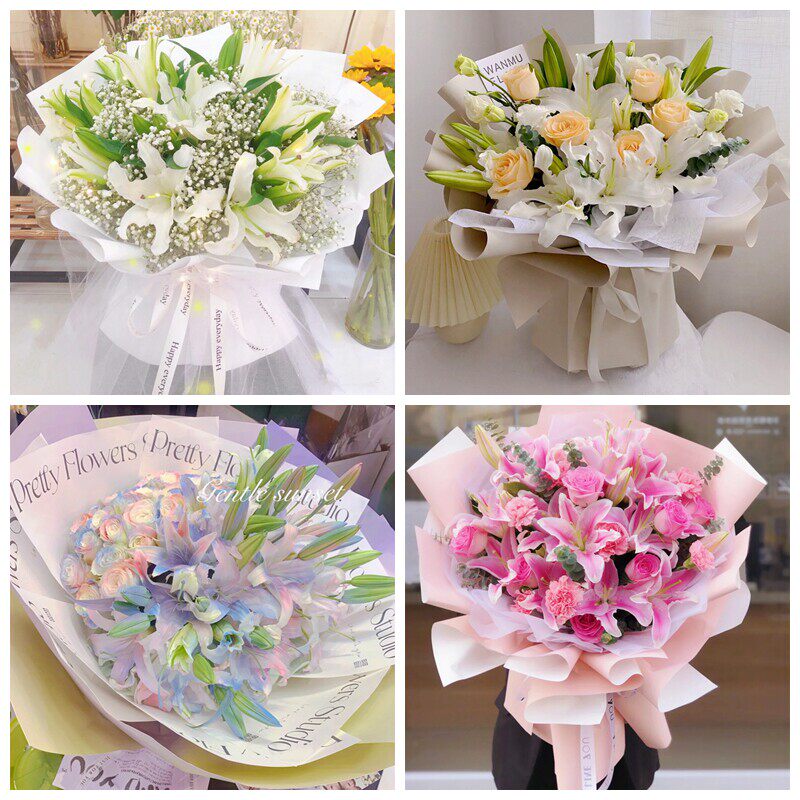 苏州吴江姑苏区常熟昆山市同城鲜花店生日玫瑰百合520情人节老婆