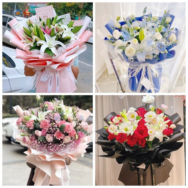 宜宾高县珙县兴文县屏山县同城鲜花店生日玫瑰百合送朋友长辈老婆