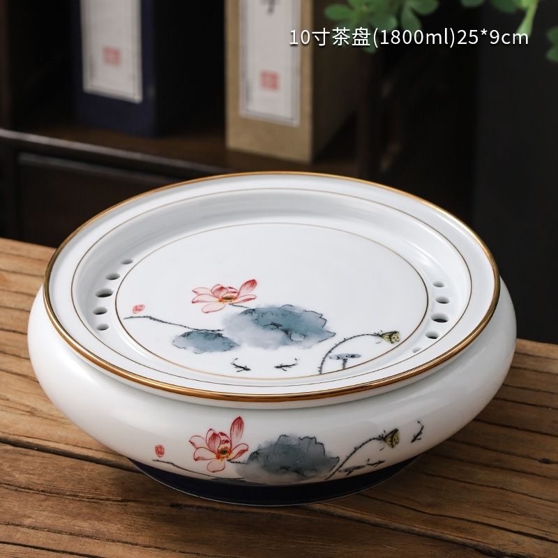 潮汕羊脂玉家用功夫茶具