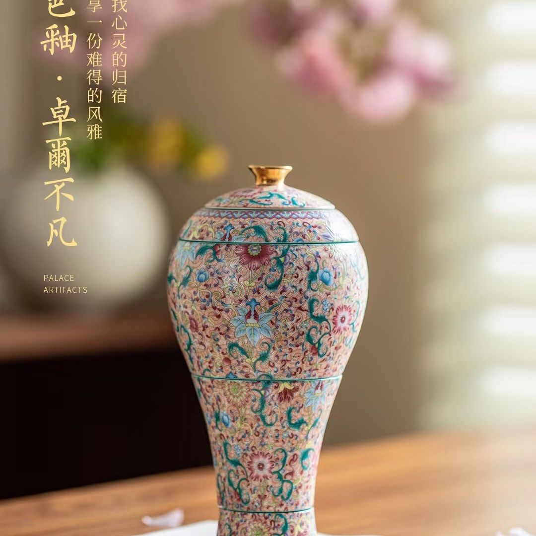 景德镇五言六器花开盛世