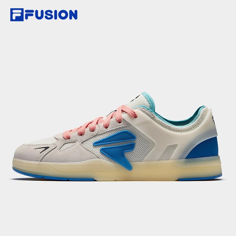 FILA FUSION斐乐潮牌GRAB 男鞋2025夏季新款网面透气板鞋休闲鞋子