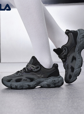 FILA 斐乐官方女鞋TORNADO摩登运动鞋2025冬新款飓风鞋休闲老爹鞋