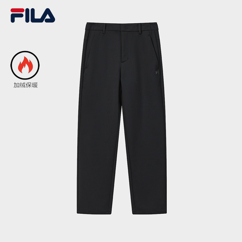 FILA 斐乐官方男士针织长裤2026春季新款休闲运动基础加绒直口裤,运动服/休闲服装,运动长裤,淘宝优惠券,粉丝福利购,淘宝优惠卷