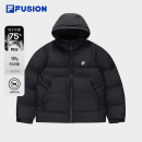新款 羽绒服2025冬季 宽松保暖连帽外套 FUSION斐乐潮牌情侣款 FILA