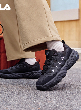 FILA 斐乐官方男鞋MUFFIN WE 摩登运动鞋2025冬季新款加绒松饼鞋