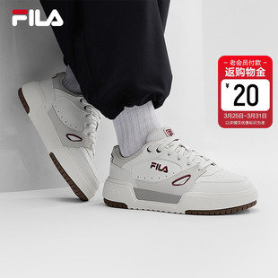 1S板鞋 2026春季 休闲鞋 斐乐官方女鞋 1S时尚 CAMPUS 方块鞋 FILA 新款