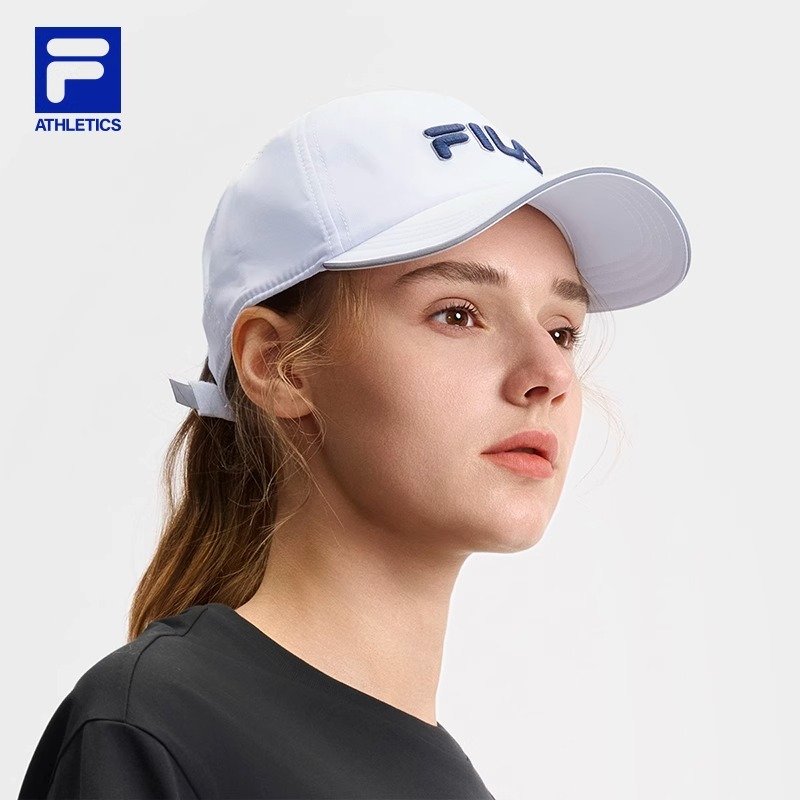 FILA 斐乐官方情侣款棒球帽2025夏季新款健身运动帽遮阳帽鸭舌帽