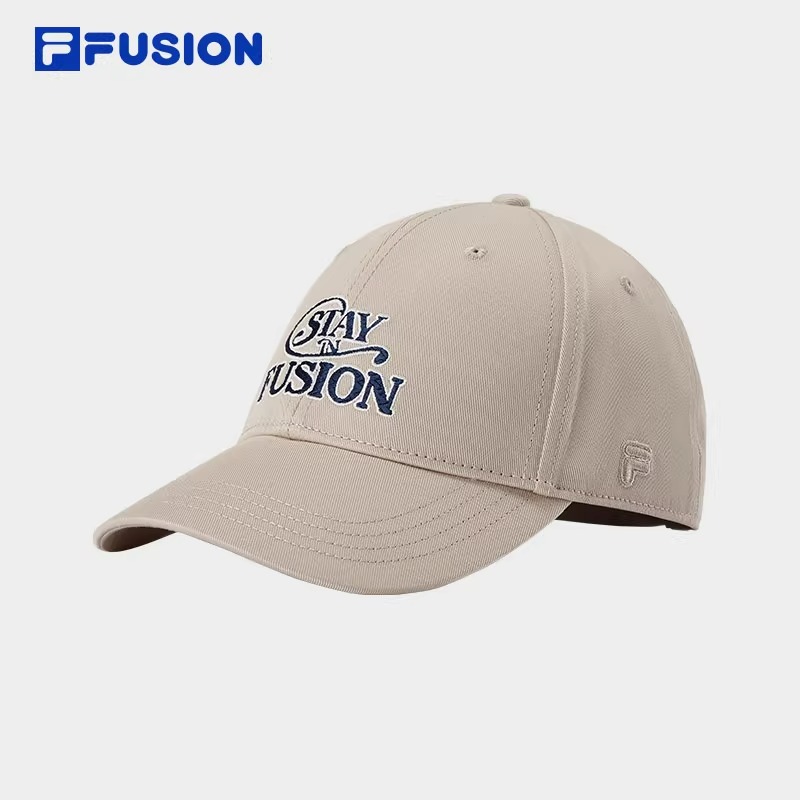 FILA FUSION斐乐情侣款棒球帽2025春季新款时尚遮阳帽硬顶运动帽