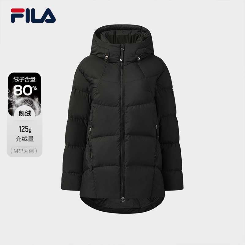 FILA斐乐女士中长羽绒服