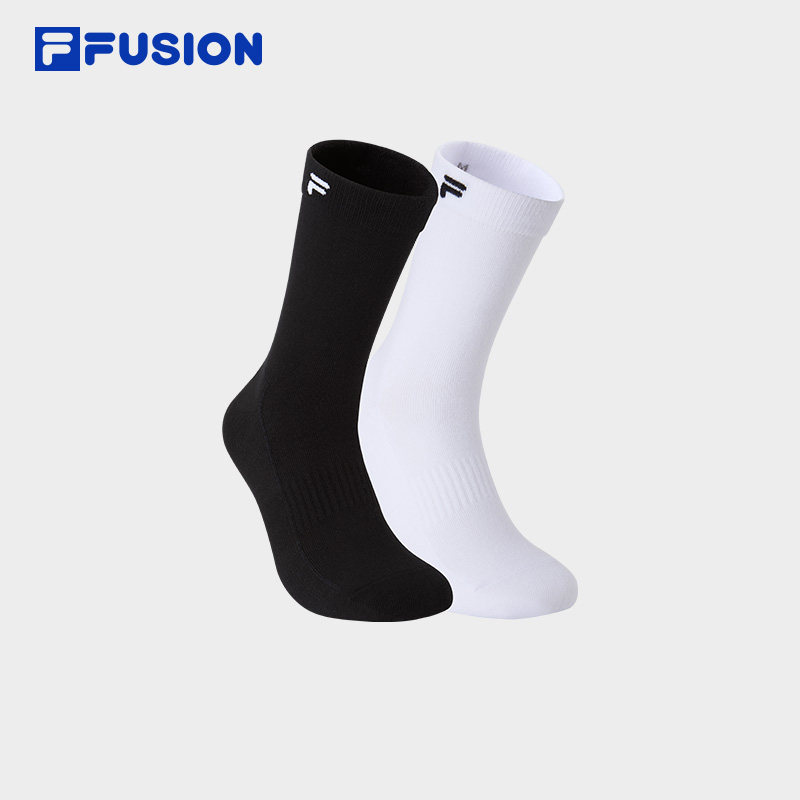 FILA FUSION斐乐潮牌情侣款高腰袜2026秋季新款袜子运动袜长筒袜