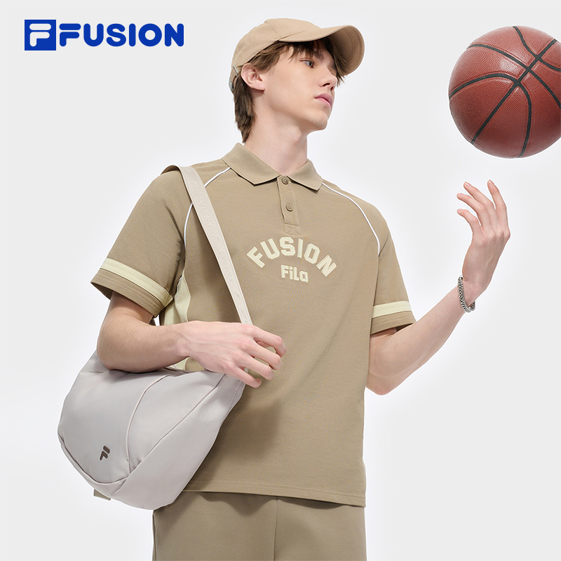 FILAFUSION斐乐潮牌短袖POLO衫