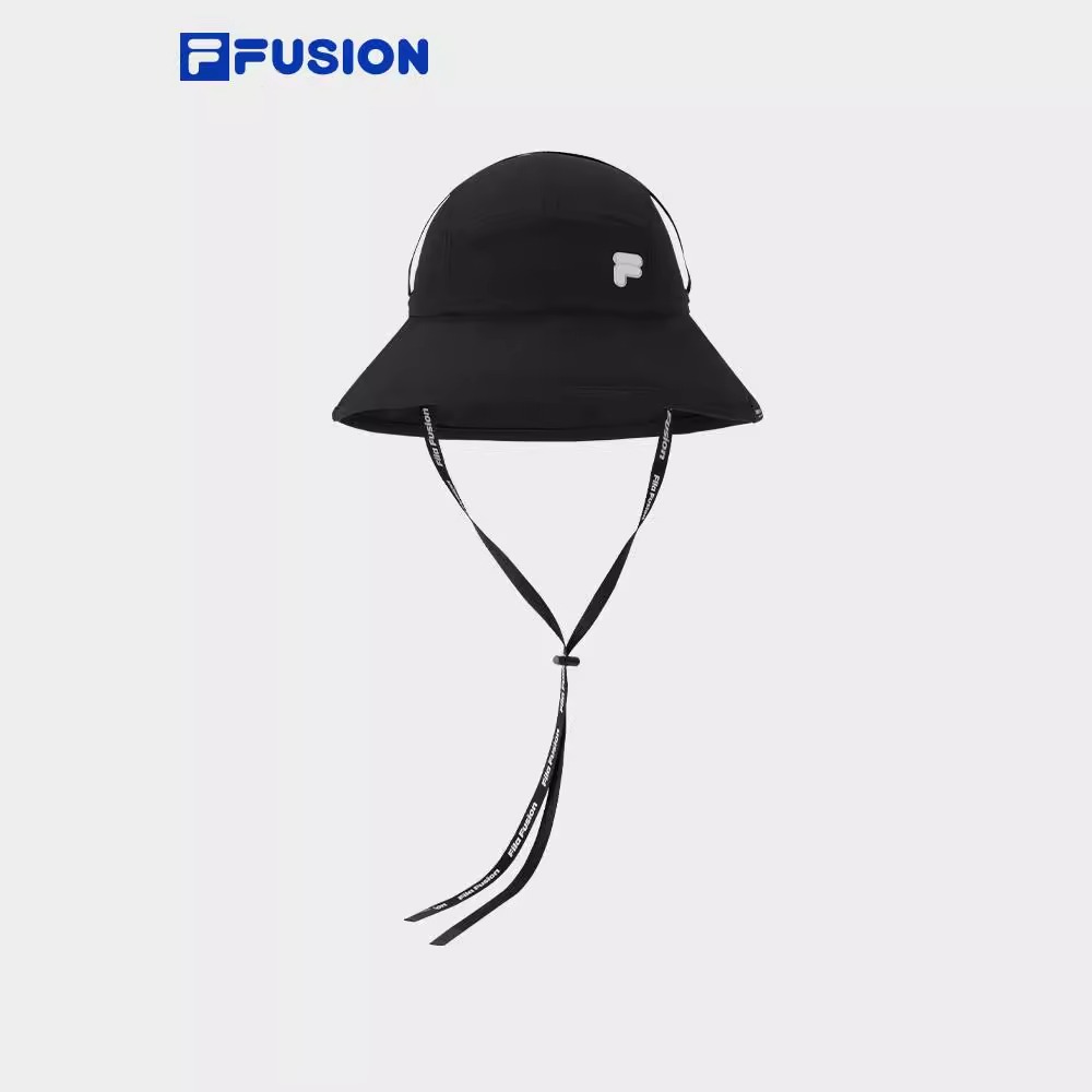 FILA FUSION斐乐潮牌情侣款圆帽2025春季新款休闲舒适帽子渔夫帽