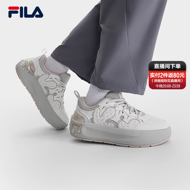 FILA 斐乐官方女鞋CACTI 摩登板鞋2025秋季新款仙掌鞋时尚休闲鞋