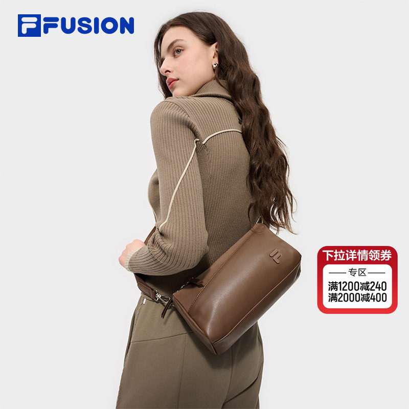 FILA FUSION斐乐包包女挎包2025新款时尚休闲情侣单肩包斜挎包男