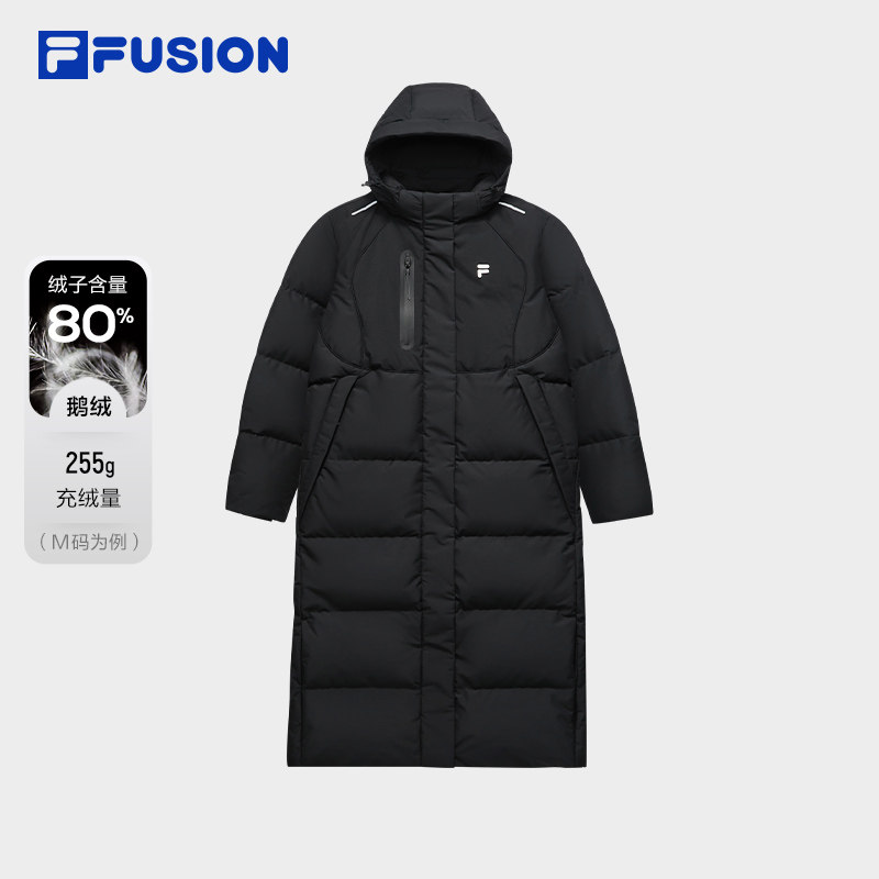 FILAFUSION斐乐女士长款羽绒服