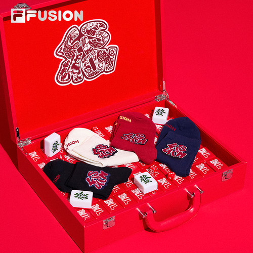 FILAFUSION斐乐潮牌中腰袜