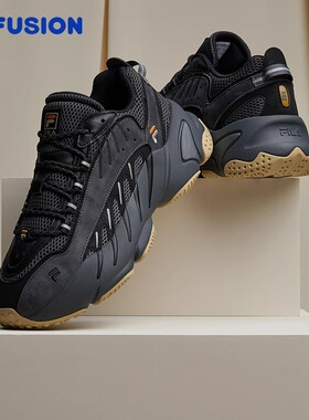 FILA FUSION斐乐ADE男鞋2025年秋季新款复古老爹鞋休闲鞋运动鞋
