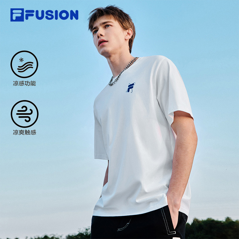 FILAFUSION斐乐情侣短袖T