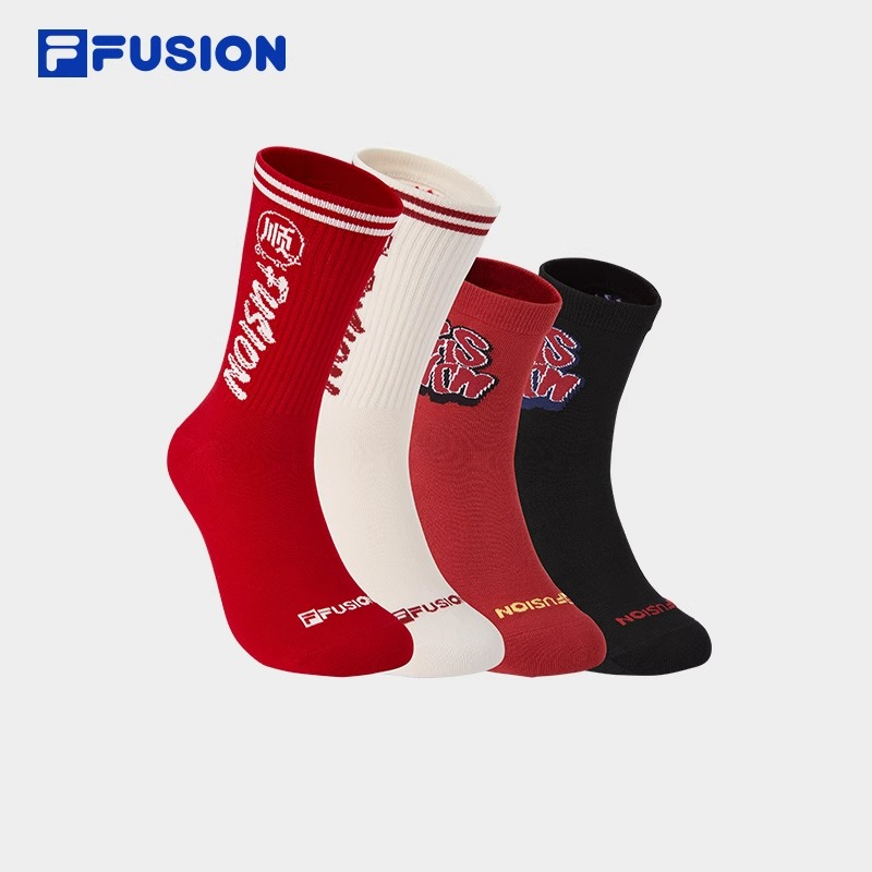 FILAFUSION斐乐情侣袜子套装