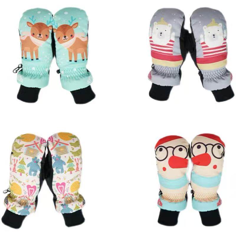 儿童滑雪手套耐寒加厚