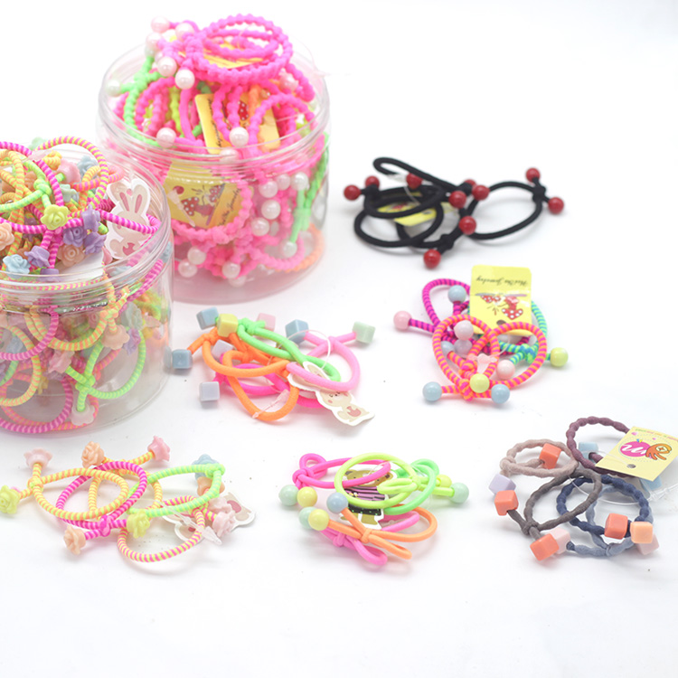 儿童头绳可爱扎头发橡皮筋韩版发圈扎马尾发绳女童宝宝不伤发饰品