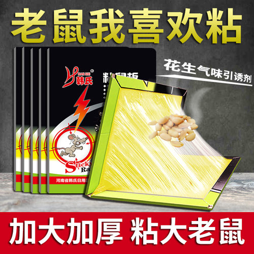 强力粘鼠板老鼠贴捕鼠神器超强