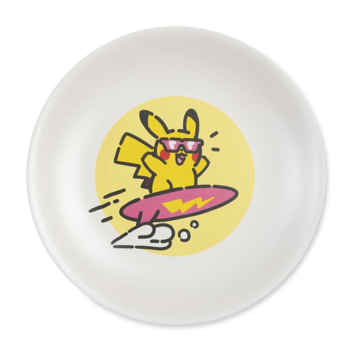 pokemon宝可梦美区限定lazy summer皮卡丘百变怪伊布耿鬼陶瓷盘子