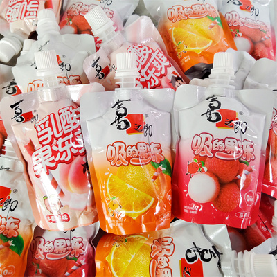 喜之郎吸的果冻开袋即食小包装草莓荔枝味小吃办公休闲解馋下午茶